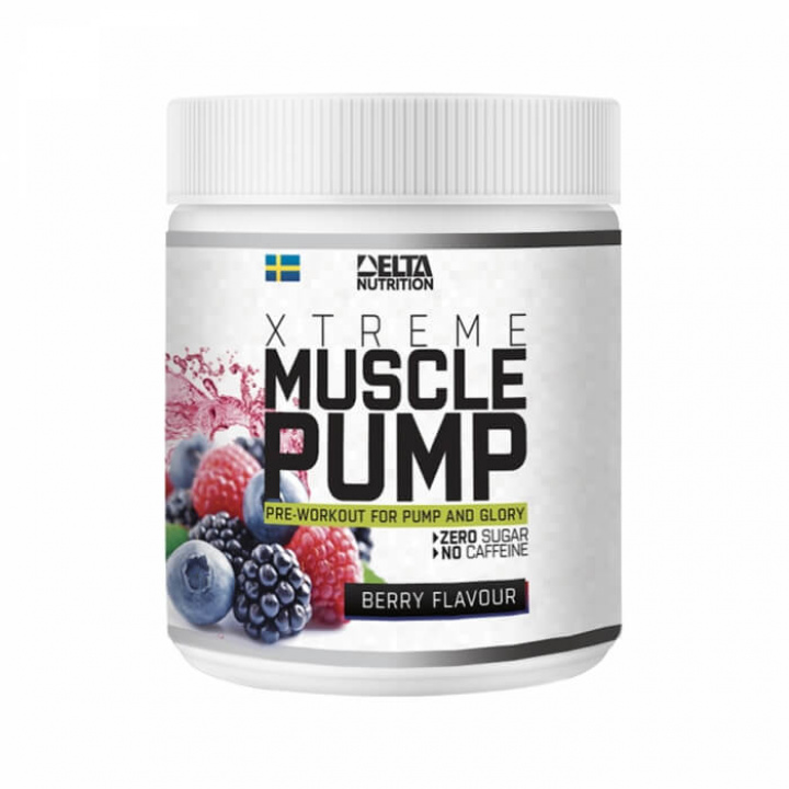 Delta Nutrition Xtreme Muscle Pump, 300 g (Berry) i gruppen Kosttilskud & Fødevarer / Præstationsforbedringer / Pump hos Tillskottsbolaget (DELTA853-2)