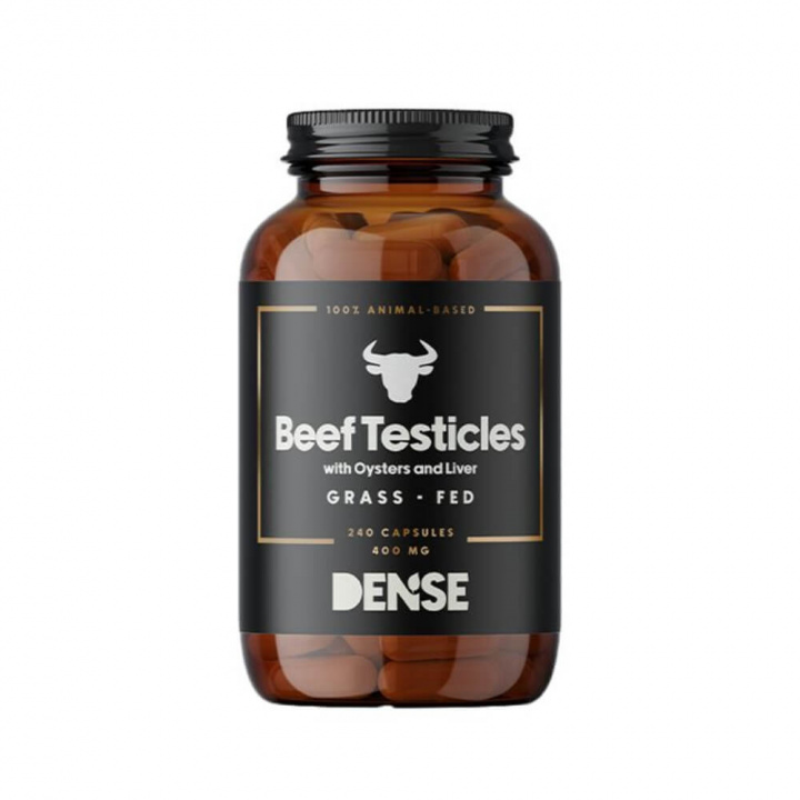 Dense Beef Testicles With Oysters & Liver, 240 caps i gruppen Kosttilskud & Fødevarer / Sundhedskost / Superfoods hos Tillskottsbolaget (DENSE247)