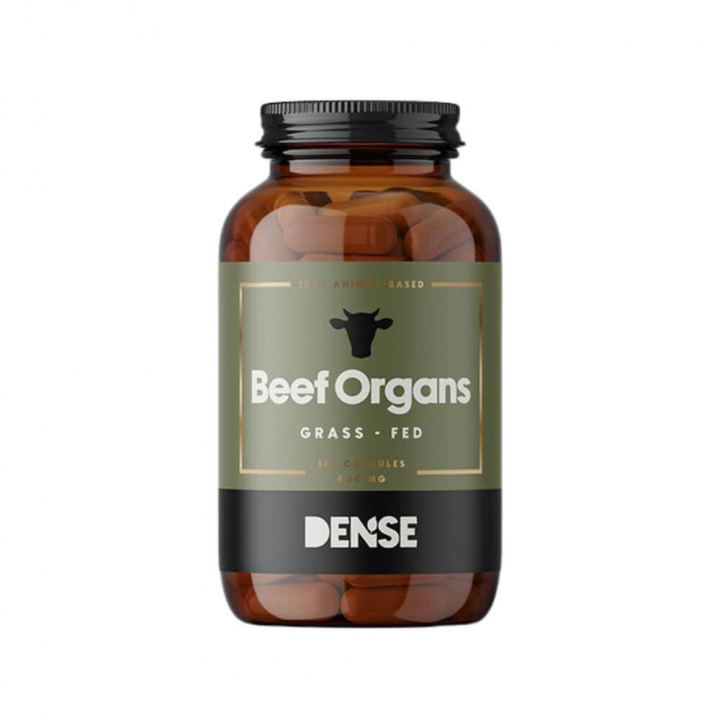 Dense Beef Organs, 180 caps i gruppen Kosttilskud & Fødevarer / Sundhedskost / Superfoods hos Tillskottsbolaget (DENSE359)
