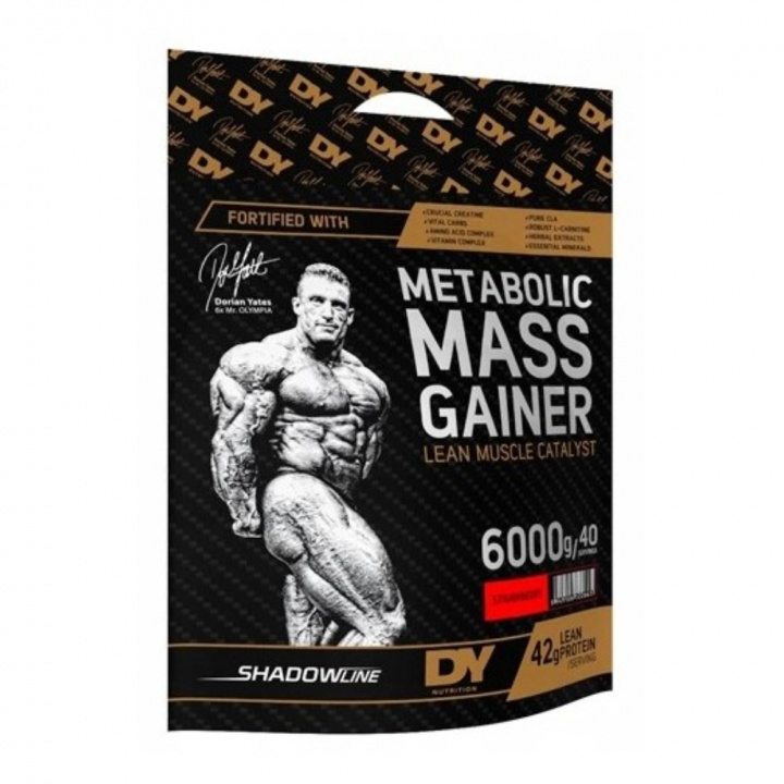 DY Nutrition Metabolic Mass Gainer, 6 kg (Strawberry) i gruppen Emne / Kosttilskud til kvinder hos Tillskottsbolaget (DY8409-3)