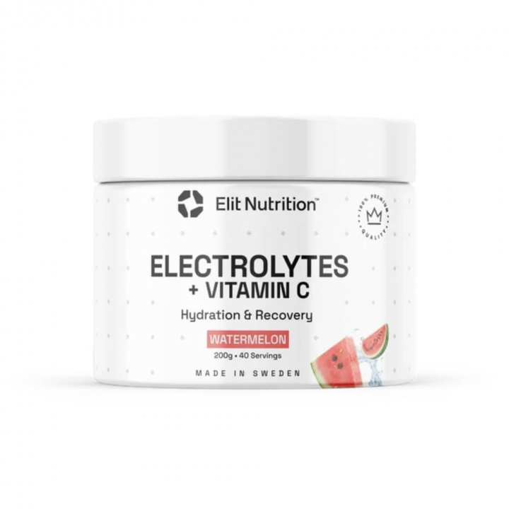 Elit Nutrition Electrolytes + Vitamin C, 200 g i gruppen Kosttilskud & Fødevarer / Mineraler / Elektrolytter hos Tillskottsbolaget (ELIT2947)