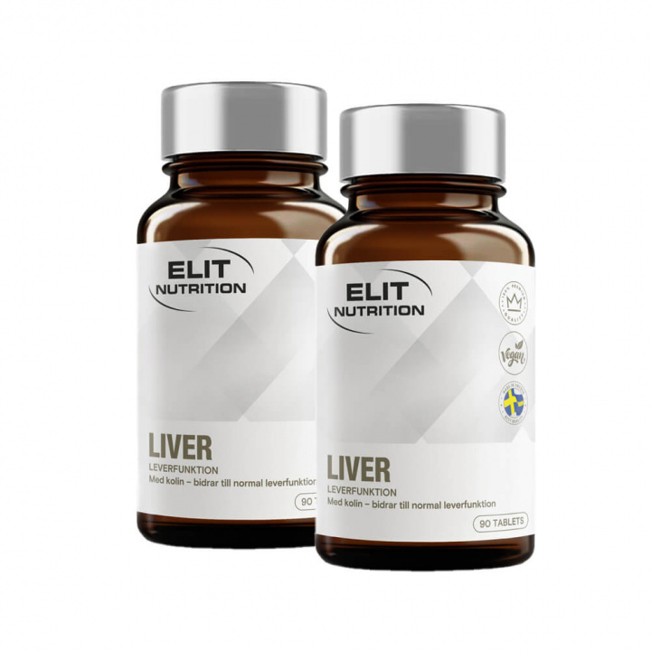 2 x Elit Nutrition Liver Pro, 90 tabs i gruppen Kosttilskud & Fødevarer / Sundhedskost / Detox hos Tillskottsbolaget (ELIT68235)