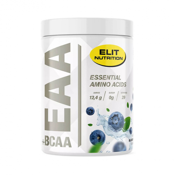 Elit Nutrition EAA + BCAA, 400 g (Blueberry) i gruppen Kosttilskud & Fødevarer / Aminosyrer / EAA hos Tillskottsbolaget (ELIT7483-4)