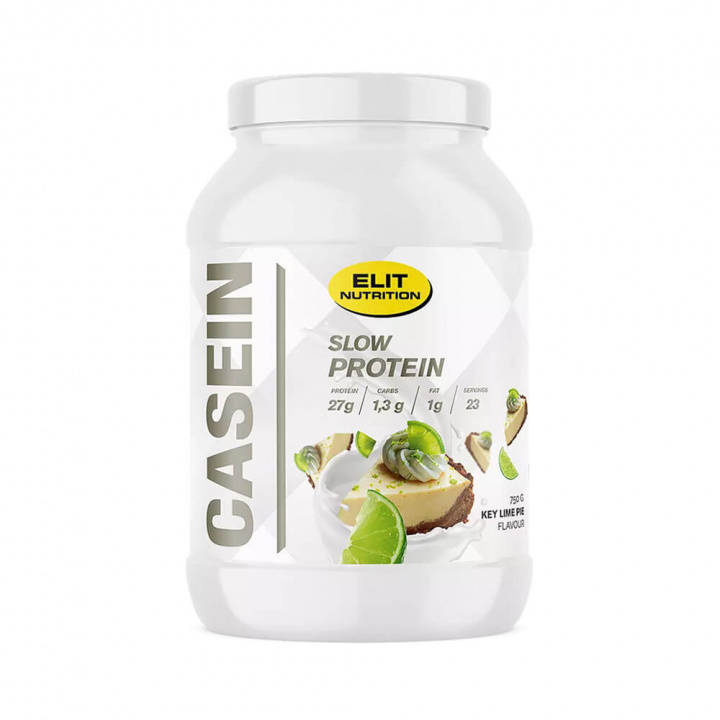 Elit Nutrition Casein, 750 g (Key Lime Pie) i gruppen Kosttilskud & Fødevarer / Proteinpulver / Kaseinprotein hos Tillskottsbolaget (ELIT7584-2)