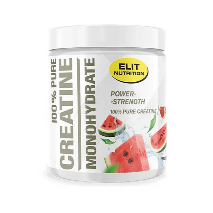 Elit Nutrition 100% Pure Creatine Monohydrate, 300 g (Watermelon) i gruppen Kosttilskud & Fødevarer / Kreatin / Kreatinmonohydrat hos Tillskottsbolaget (ELIT7658-4)