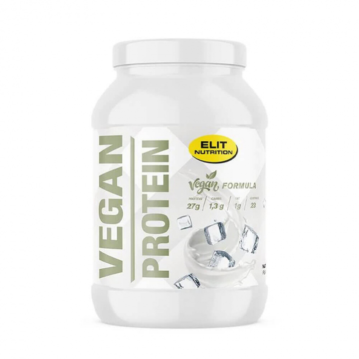 Elit Nutrition Vegan Protein, 750 g (Naturell) i gruppen Kosttilskud & Fødevarer / Proteinpulver / Laktosefri Protein hos Tillskottsbolaget (ELIT8523-2)