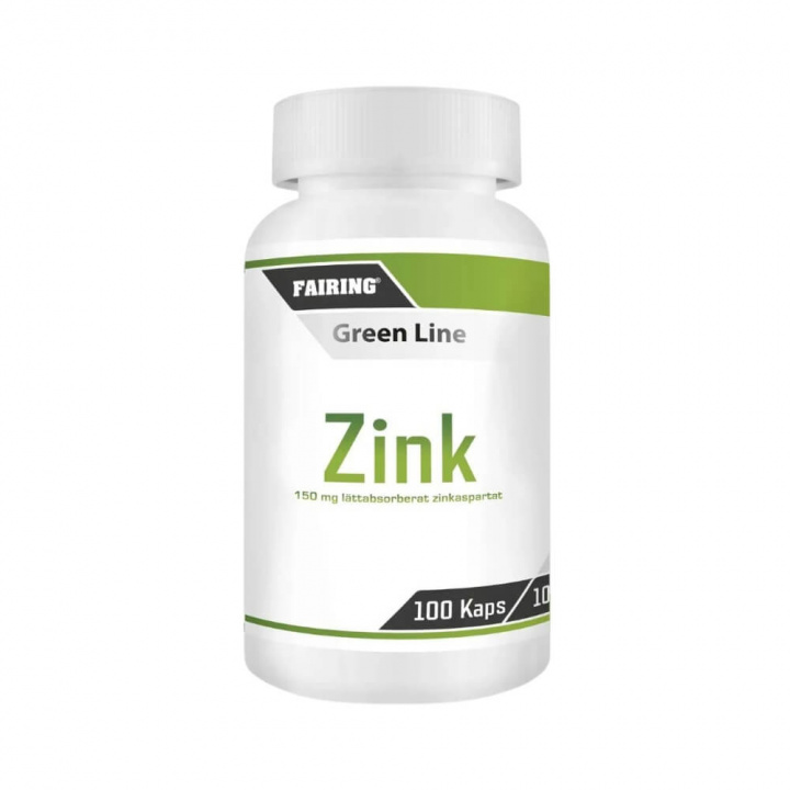 Fairing Zink, 100 caps i gruppen Kosttilskud & Fødevarer / Mineraler / Zink hos Tillskottsbolaget (FAIRING7001)