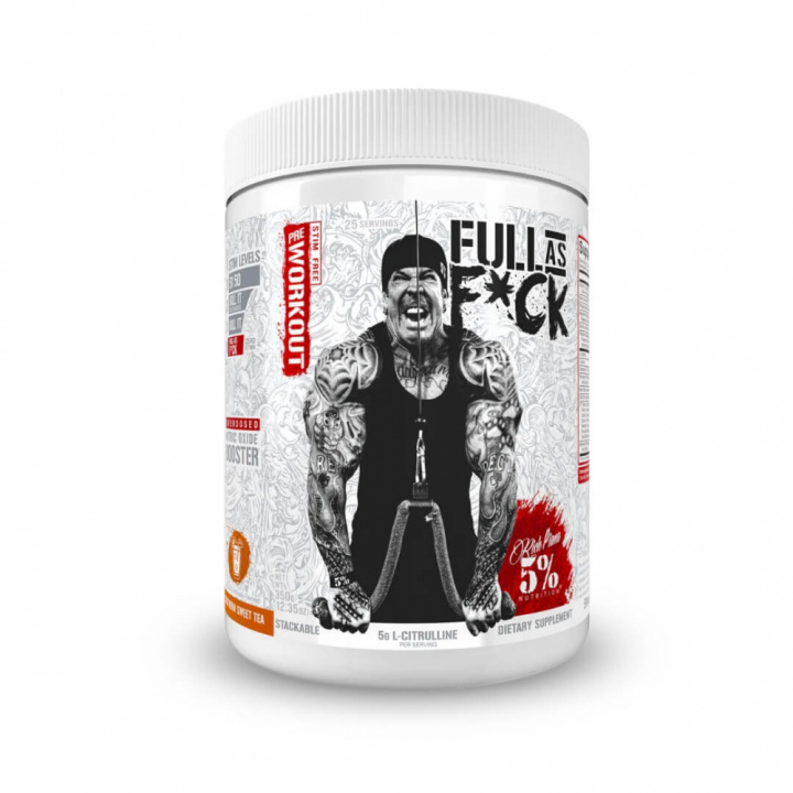 5% Nutrition Full As F*ck Legendary Series, 350 g (Southern Sweet Tea) i gruppen Kosttilskud & Fødevarer / Præstationsforbedringer / Pump hos Tillskottsbolaget (FIVE6800BR-1)