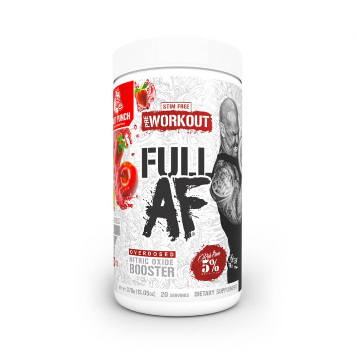 5% Nutrition Full AF Non-Stim Pre-Workout, 370 g i gruppen Kosttilskud & Fødevarer / Præstationsforbedringer / Pump hos Tillskottsbolaget (FIVE6800BR)