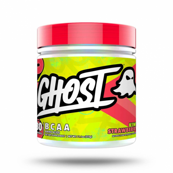 Ghost BCAA, 30 servings (Kiwi Strawberry) i gruppen Kosttilskud & Fødevarer / Aminosyrer / BCAA hos Tillskottsbolaget (GHOST001-2)