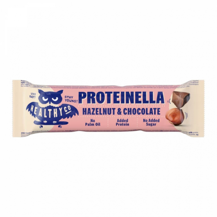 HealthyCo Proteinella Protein Bar, 35 g (Hazelnut & Chocolate) i gruppen Bars / Proteinbarer hos Tillskottsbolaget (HEALTHYCO812-1)