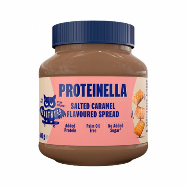 HealthyCo Proteinella, 400 g (Salted Caramel) i gruppen Kosttilskud & Fødevarer / Fødevarer / Kalorifattige saucer og toppings hos Tillskottsbolaget (HEALTHYCO853-3)