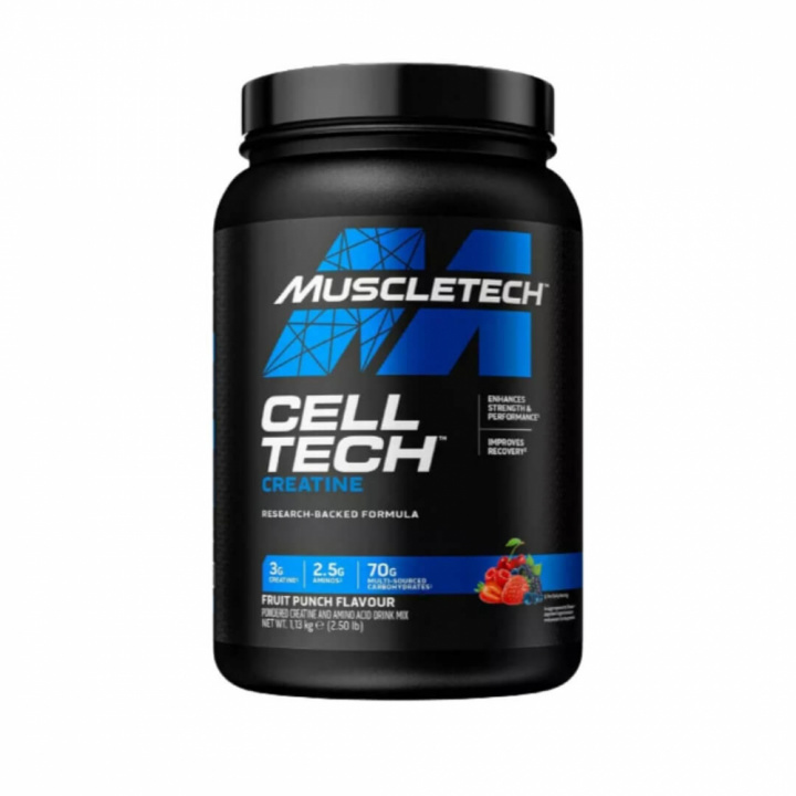 Muscletech Cell-Tech, 1,13 kg (Fruit Punch) i gruppen Kosttilskud & Fødevarer / Kreatin / Kreatinblandinger hos Tillskottsbolaget (MUSCLETECH743-1)