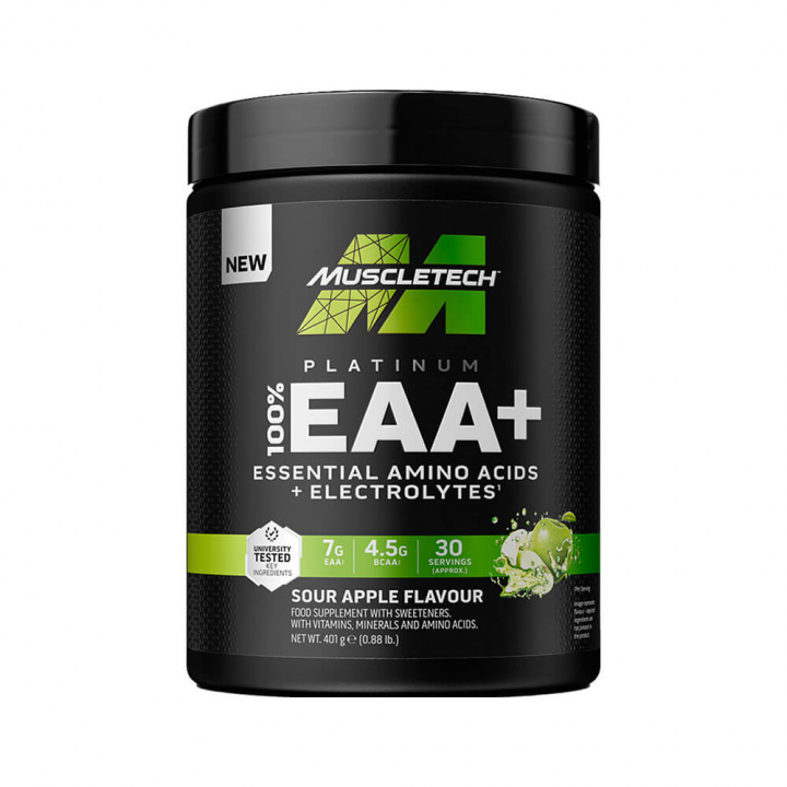 MuscleTech Platinum 100% EAA+, 400 g i gruppen Kosttilskud & Fødevarer / Aminosyrer / EAA hos Tillskottsbolaget (MUSCLETECH8624)