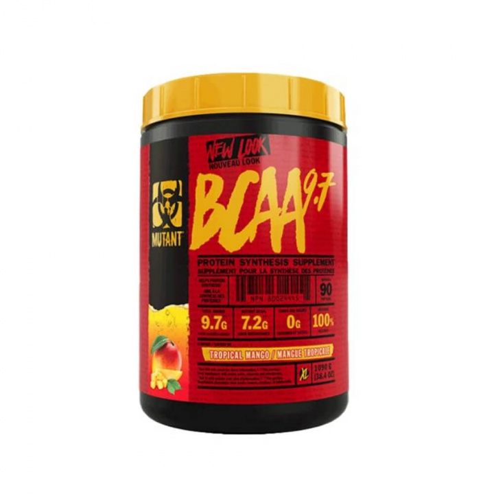 Mutant BCAA 9.7, 30 servings (Tropical Mango) i gruppen Kosttilskud & Fødevarer / Aminosyrer / BCAA hos Tillskottsbolaget (MUTANT0017-9)