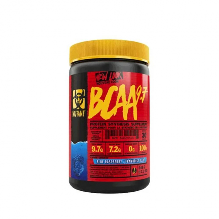 Mutant BCAA 9.7, 30 servings (Blue Raspberry) i gruppen Kosttilskud & Fødevarer / Aminosyrer / BCAA hos Tillskottsbolaget (MUTANT0017BR)