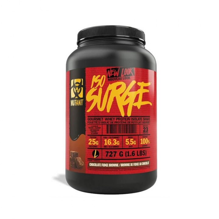 Mutant ISO Surge, 727 g (Chocolate Fudge Brownie) i gruppen Kosttilskud & Fødevarer / Proteinpulver / Isolatprotein hos Tillskottsbolaget (MUTANT653-6)