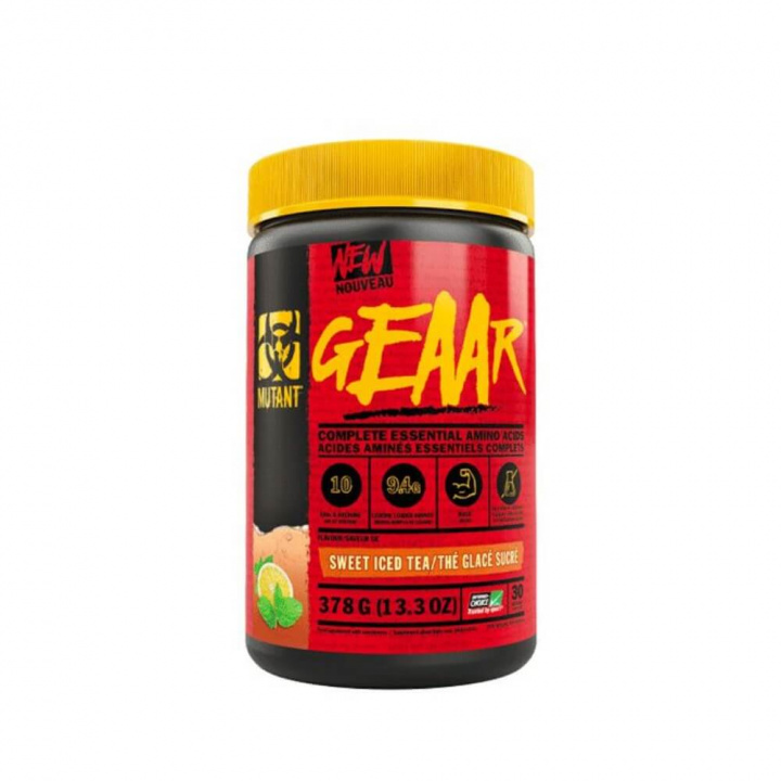 Mutant GEAAR, 30 serv. (Sweet Iced Tea) i gruppen Kosttilskud & Fødevarer / Aminosyrer / EAA hos Tillskottsbolaget (MUTANT856-2)