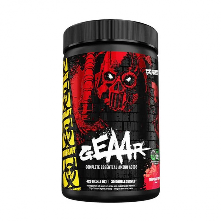 Mutant GEAAR, 30 serv. (Tropical Fruit Punch) i gruppen Kosttilskud & Fødevarer / Aminosyrer / EAA hos Tillskottsbolaget (MUTANT856-3)