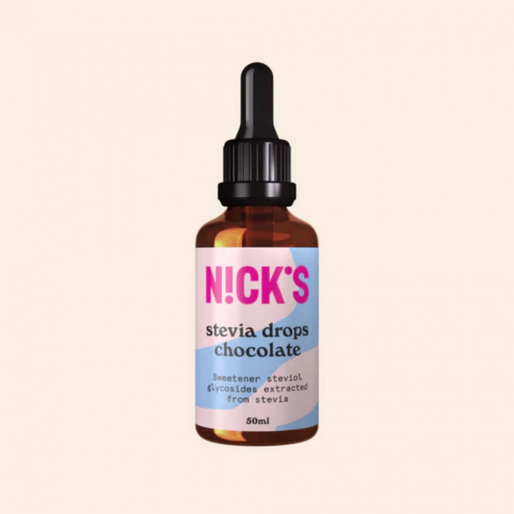 Nicks Steviadroppar, 50 ml (Chocolate) i gruppen Kosttilskud & Fødevarer / Fødevarer / Kalorifattige saucer og toppings hos Tillskottsbolaget (NICKS583-9)