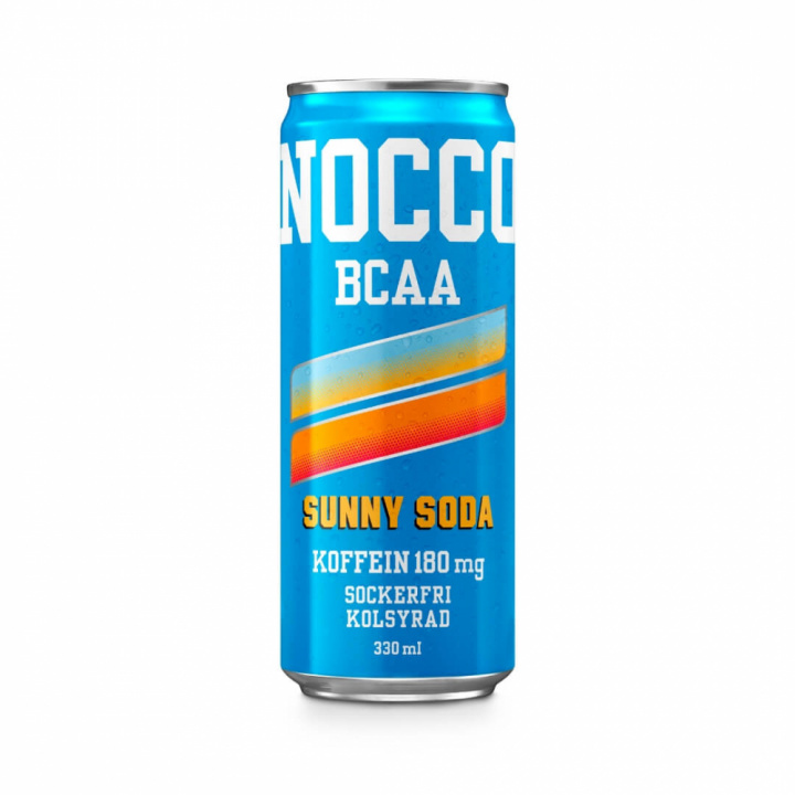 NOCCO BCAA, 330 ml (Sunny Soda) i gruppen Drikkevarer / Energidrik hos Tillskottsbolaget (NOCCO11-12)