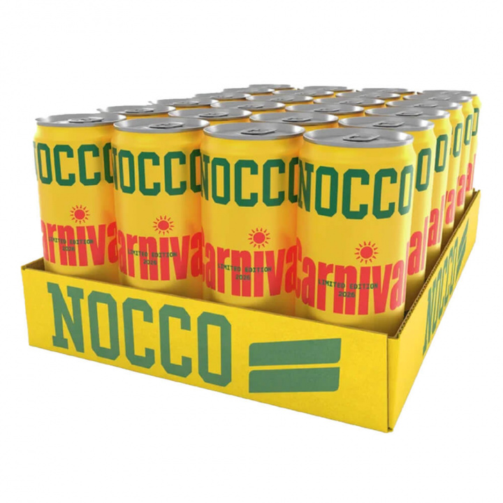 24 x NOCCO BCAA, 330 ml (Carnival) i gruppen Emne / Laktosefrie kosttilskud hos Tillskottsbolaget (NOCCO57432)