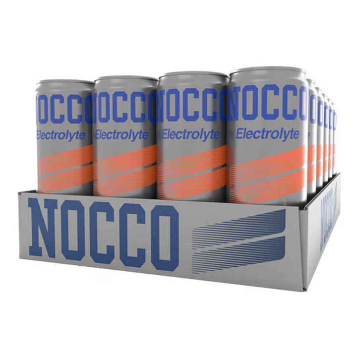 24 x NOCCO Electrolyte, 355 ml (Blood Orange) i gruppen Emne / Glutenfrie kosttilskud hos Tillskottsbolaget (NOCCO637453)