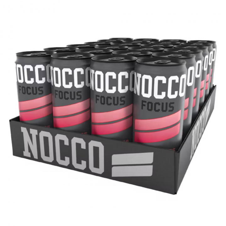 24 x NOCCO FOCUS, 330 ml (The Berries) i gruppen Emne / Glutenfrie kosttilskud hos Tillskottsbolaget (NOCCO65734)