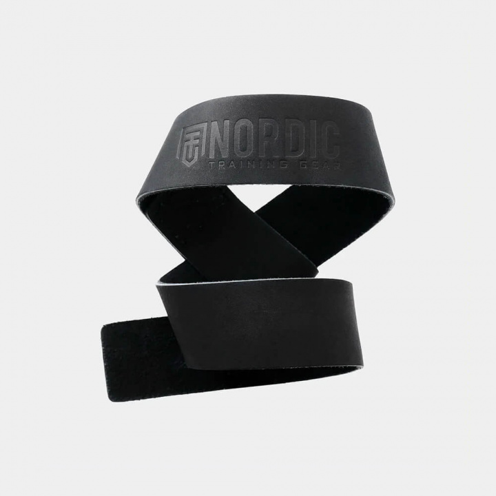 Nordic Training Gear Lifting Straps Leather i gruppen Træningstilbehør / Trækremme & Greb hos Tillskottsbolaget (NTG7384)