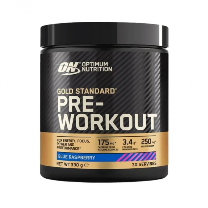 Optimum Nutrition Gold Standard Pre-Workout, 330 g i gruppen Kosttilskud & Fødevarer / Præstationsforbedringer / Pre-Workout / PWO hos Tillskottsbolaget (OPTI8912)
