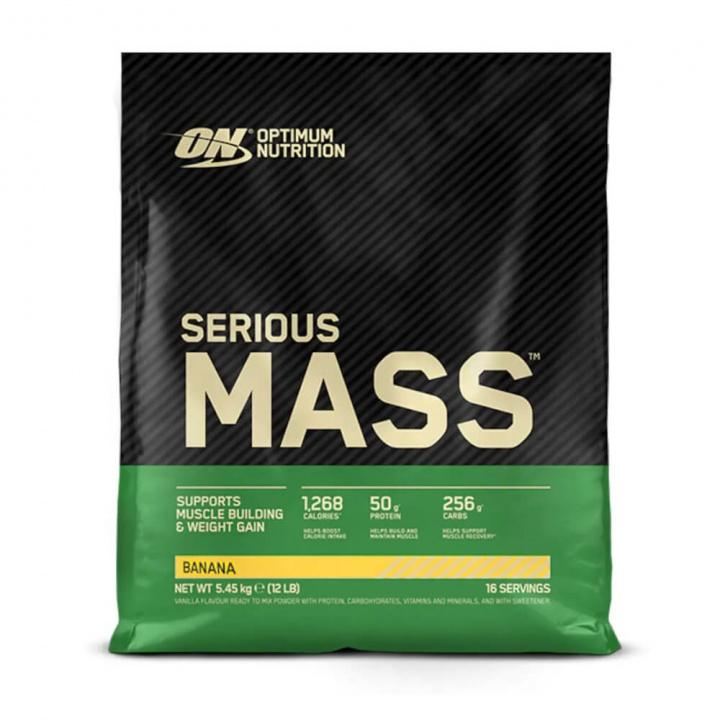 Optimum Nutrition Serious Mass, 5400 g (Banana) i gruppen Emne / Kosttilskud til kvinder hos Tillskottsbolaget (OPTIMUM006TBCS)
