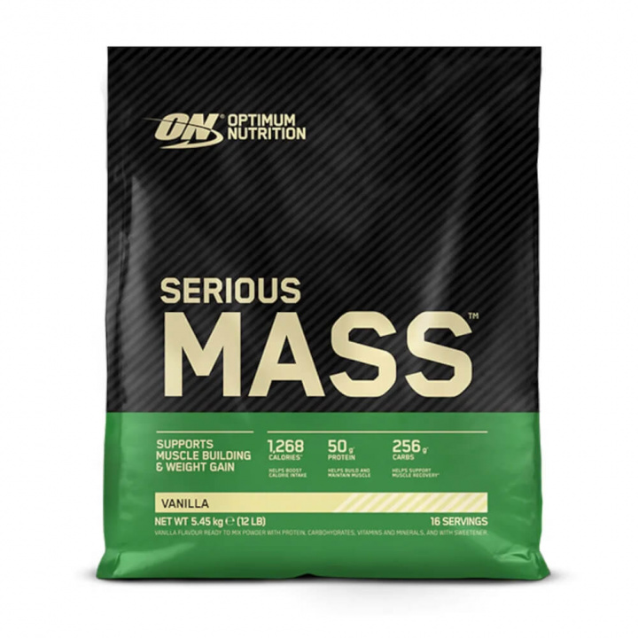 Optimum Nutrition Serious Mass, 5400 g (Vanilla) i gruppen Emne / Kosttilskud til kvinder hos Tillskottsbolaget (OPTIMUM006V)