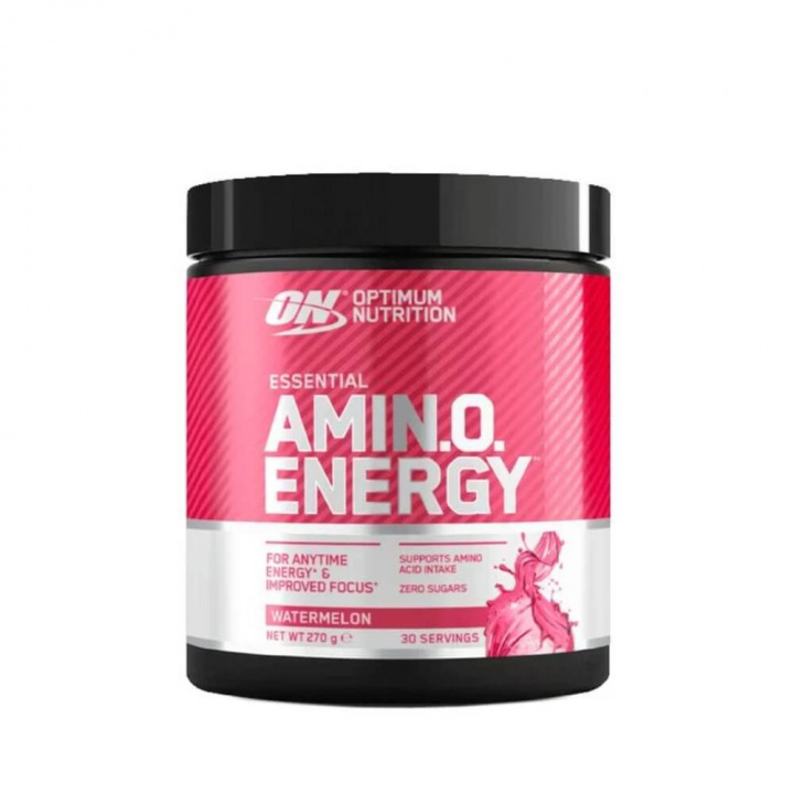 Optimum Nutrition Amino Energy, 270 g (Watermelon) i gruppen Kosttilskud & Fødevarer / Aminosyrer / Opkvikkende Aminosyrer hos Tillskottsbolaget (OPTIMUM8453-2)