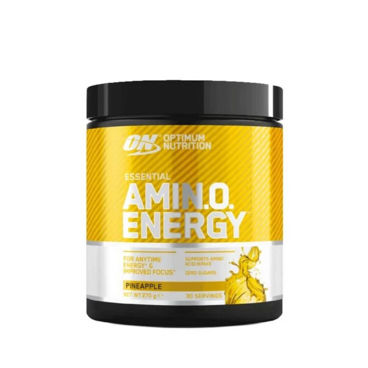 Optimum Nutrition Amino Energy, 270 g (Pineapple) i gruppen Kosttilskud & Fødevarer / Aminosyrer / Opkvikkende Aminosyrer hos Tillskottsbolaget (OPTIMUM8453-4)