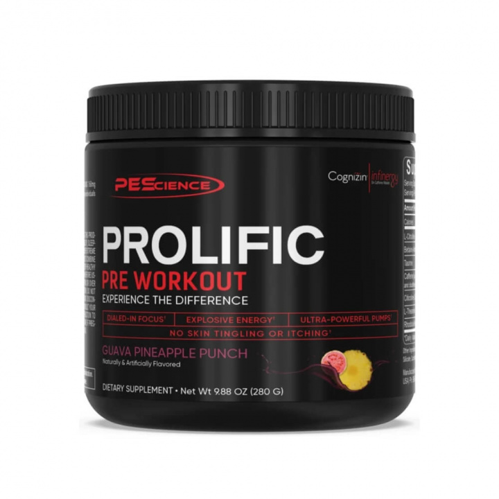 PES Prolific, 280 g i gruppen Kosttilskud & Fødevarer / Præstationsforbedringer / Pre-Workout / PWO hos Tillskottsbolaget (PES7683)