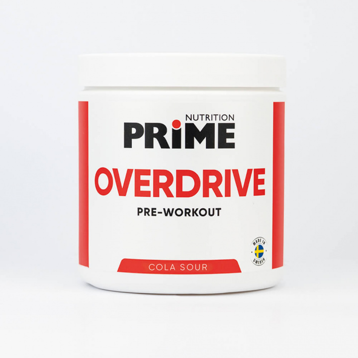 Prime Nutrition Overdrive, 300 g (Cola Sour) i gruppen Kosttilskud & Fødevarer / Præstationsforbedringer / Pre-Workout / PWO hos Tillskottsbolaget (PRIME002-2)