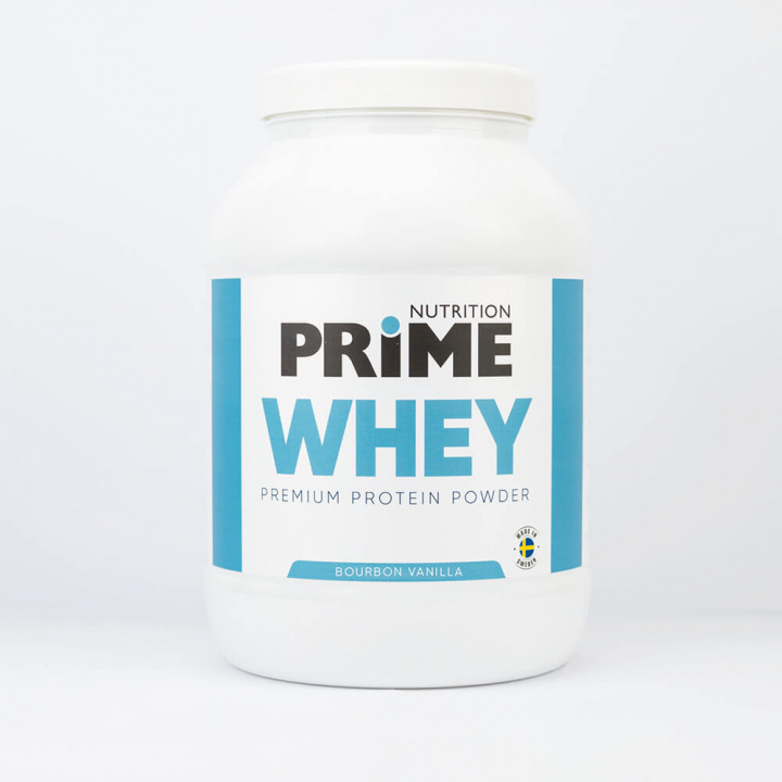 Prime Nutrition Whey Protein, 800 g (Bourbon Vanilla) i gruppen Kosttilskud & Fødevarer / Proteinpulver / Valleprotein / Whey protein hos Tillskottsbolaget (PRIME42BOURBON)