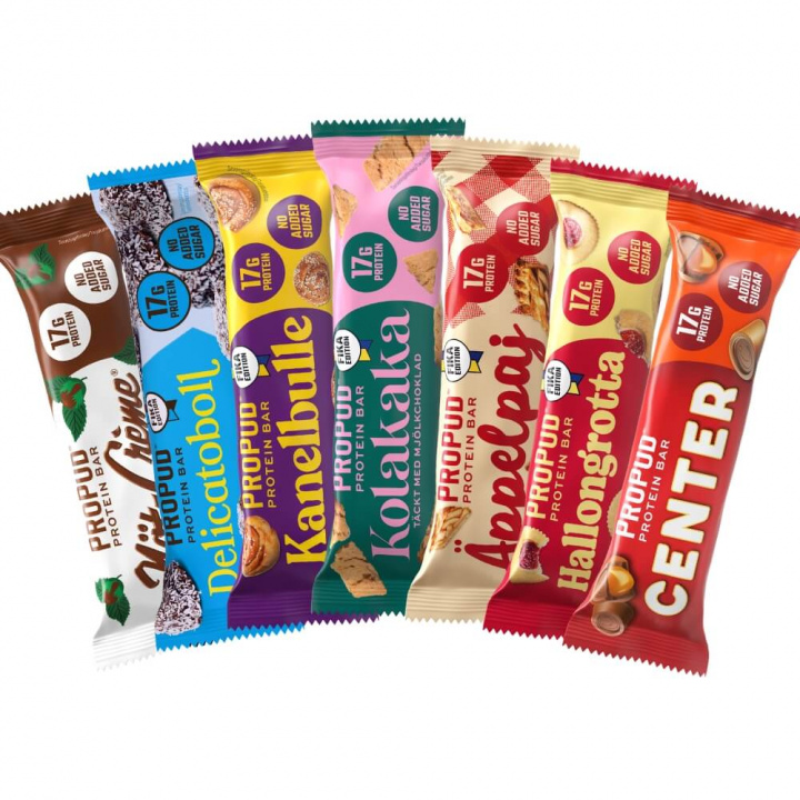 ProPud Proteinbar, 55 g i gruppen Bars / Proteinbarer hos Tillskottsbolaget (PROPUD76845)
