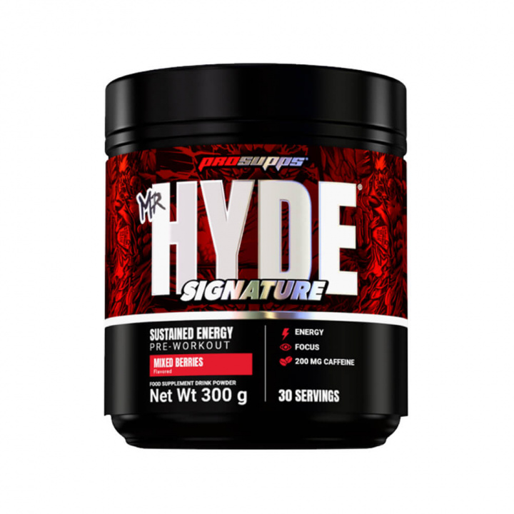 Pro Supps Mr. Hyde Signature, 30 serv. i gruppen Kosttilskud & Fødevarer / Præstationsforbedringer / Pre-Workout / PWO hos Tillskottsbolaget (PROSUPPS67783)