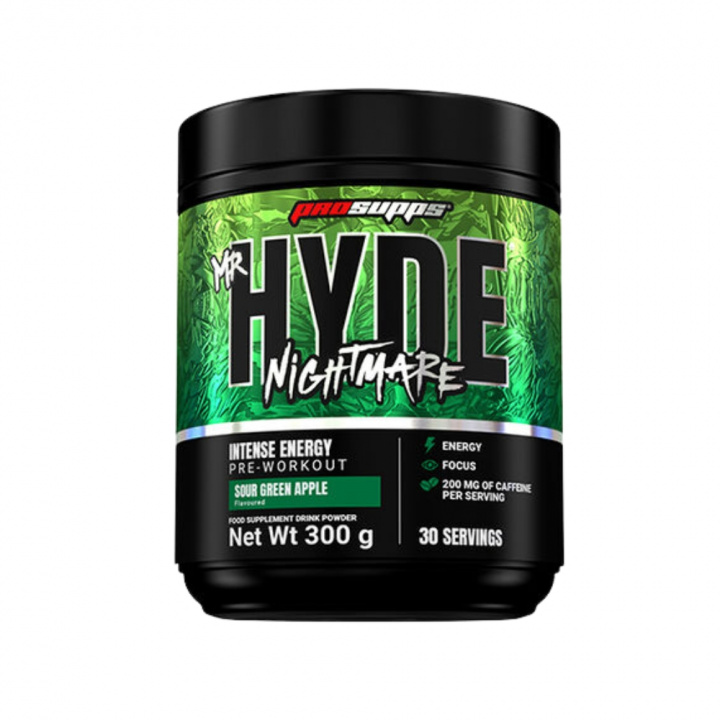 Pro Supps Hyde Nightmare PWO, 30 serv. i gruppen Kosttilskud & Fødevarer / Præstationsforbedringer / Pre-Workout / PWO hos Tillskottsbolaget (PROSUPPS78563)