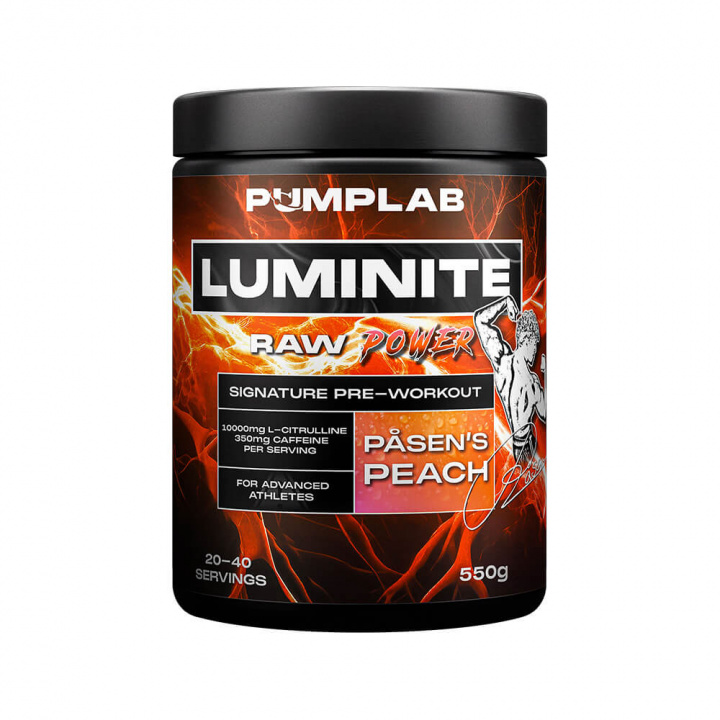 PumpLab LUMINITE - Beta-Alanine Free PWO, 550 g i gruppen Kosttilskud & Fødevarer / Præstationsforbedringer / Pre-Workout / PWO hos Tillskottsbolaget (PUMPLAB9036)