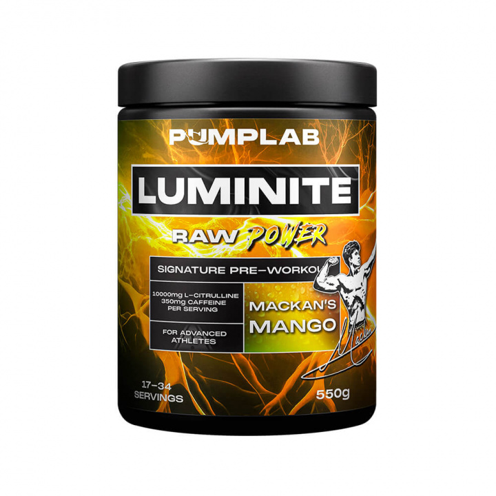 PumpLab LUMINITE - Beta-Alanine Free PWO, 550 g i gruppen Kosttilskud & Fødevarer / Præstationsforbedringer / Pre-Workout / PWO hos Tillskottsbolaget (PUMPLAB9036)