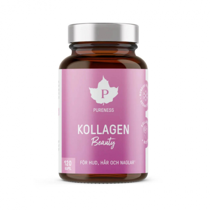 Pureness Kollagen Beauty, 120 caps i gruppen Kosttilskud & Fødevarer / Ledesundhed / Kollagen hos Tillskottsbolaget (PURENESS842)