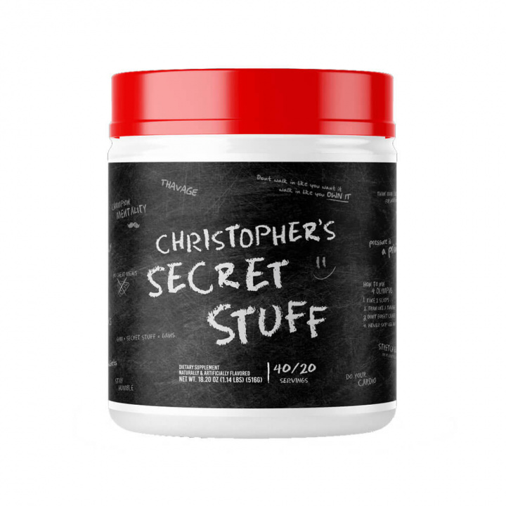 RAW Nutrition Christopher´s Secret Stuff, 40 serv. i gruppen Kosttilskud & Fødevarer / Præstationsforbedringer / Pre-Workout / PWO hos Tillskottsbolaget (RAW65732)
