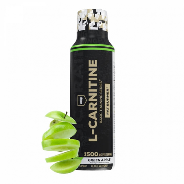 Redcon1 Liquid L-Carnitine, 30 serv. (Green Apple) i gruppen Kosttilskud & Fødevarer / Vægttab / Koffeinfri fedtforbrænder hos Tillskottsbolaget (REDCON18221-2)