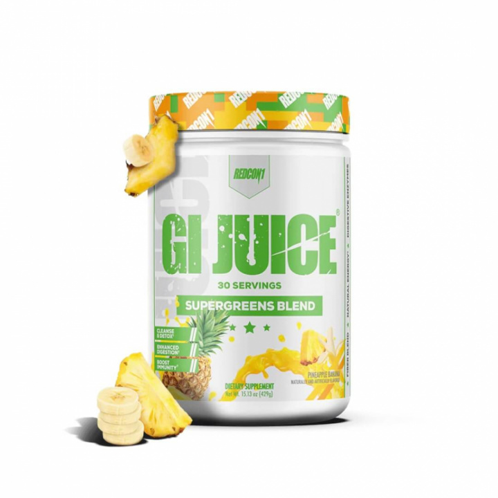 Redcon1 GI Juice, 450 g (Pineapple Banana) i gruppen Kosttilskud & Fødevarer / Sundhedskost / Superfoods hos Tillskottsbolaget (REDCON18943-1)