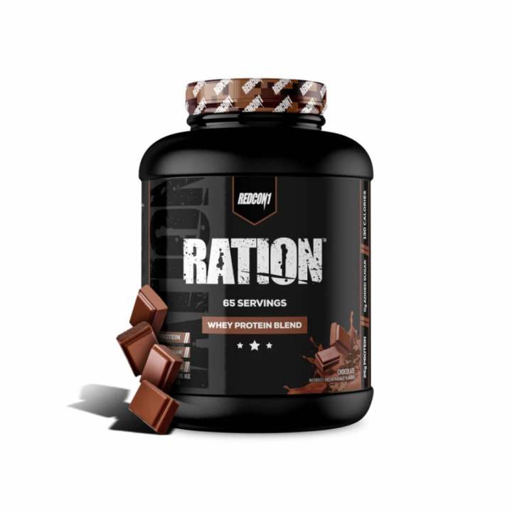 Redcon1 Ration 2,27 kg (Chocolate) i gruppen Kosttilskud & Fødevarer / Proteinpulver / Valleprotein / Whey protein hos Tillskottsbolaget (REDCON1951-1)