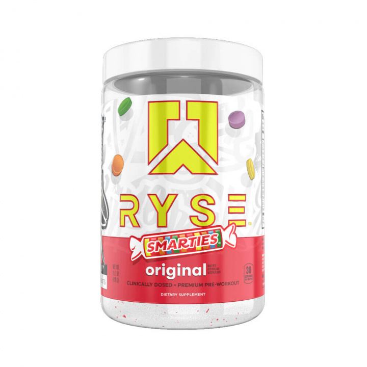 Ryse Supps Loaded Pre, 30 serv. (Smarties Original) i gruppen Kosttilskud & Fødevarer / Præstationsforbedringer / Pre-Workout / PWO hos Tillskottsbolaget (RYSE8978-5)