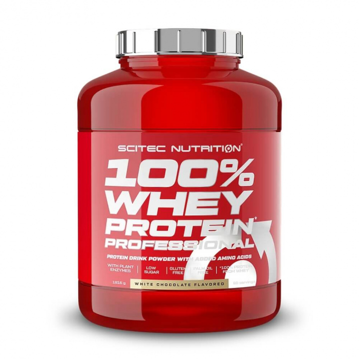 Scitec Nutrition 100% Whey Protein Professional, 1816 g i gruppen Emne / Kosttilskud til kvinder hos Tillskottsbolaget (SCITEC0020)