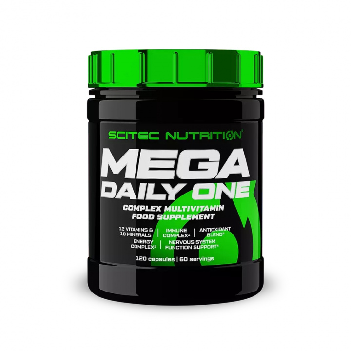 Scitec Nutrition Mega Daily One Plus, 120 caps i gruppen Kosttilskud & Fødevarer / Vitaminer / Multivitamin hos Tillskottsbolaget (SCITEC0051)